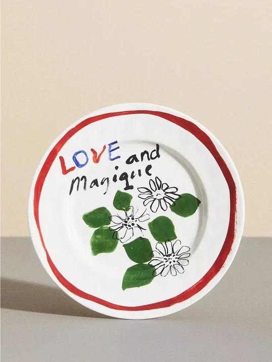 Hotel Magique for Anthropologie Melange Dessert plate