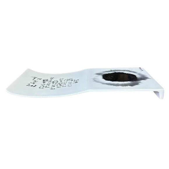 Li Sang Bong x HAENGNAM Korean Porcelain Calligraphy Art Poem Plate Black /White