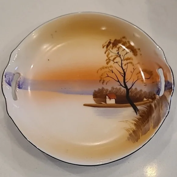 Noritake Handpainted Japanese Scenic Dish