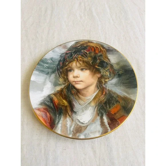 Royal Doulton Francisco Masseria Panchito Collector Plate Hand Signed Message
