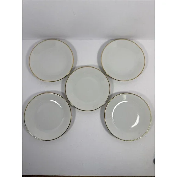 5 ANTIQUE HAVILAND DONHOFF SCHLEIGER 20 PARMELEE DOHRMANN BREAD BUTTER  PLATES
