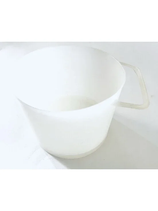 Vintage Tupperware 354-1 Mixing Batter Bowl Handle Translucent White No Lid USA