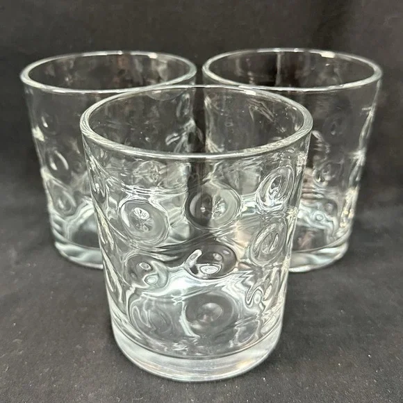 Circleware Crystal 'Parade' Double Old Fashioned Whiskey Glass, Set of‎ 3