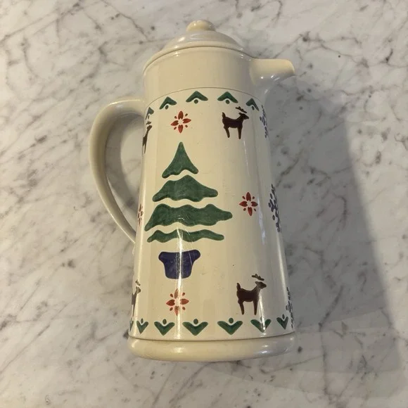 Vintage Pfaltzgraff‎ Nordic Christmas Thermal Beverage Server Kitchen Drinks
