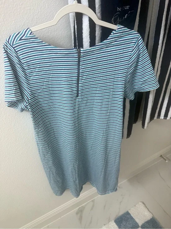 Merona Blue and Teal Striped Women’s Dress