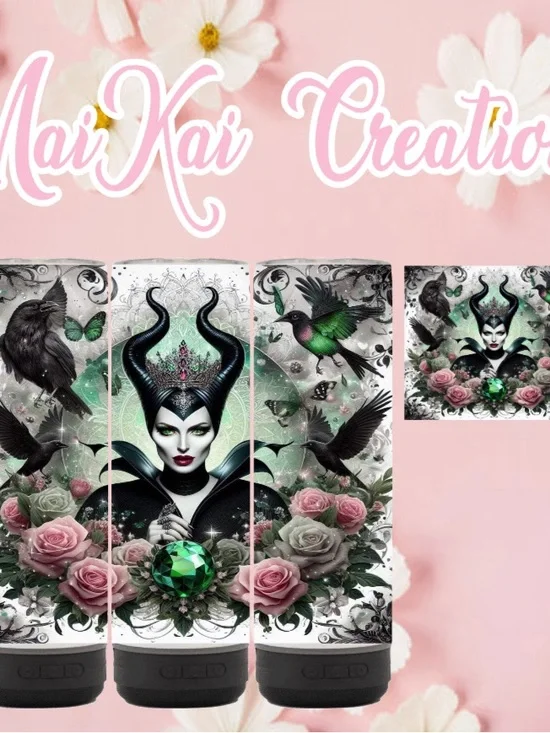 Maleficent custom speaker Tumbler
