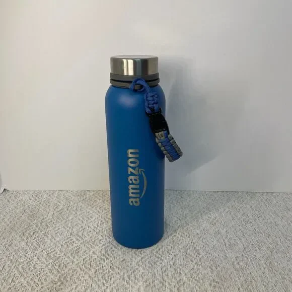 h2go Amazon 32oz Stainless Steel Double-Wall Insulated Bottle Screw Top