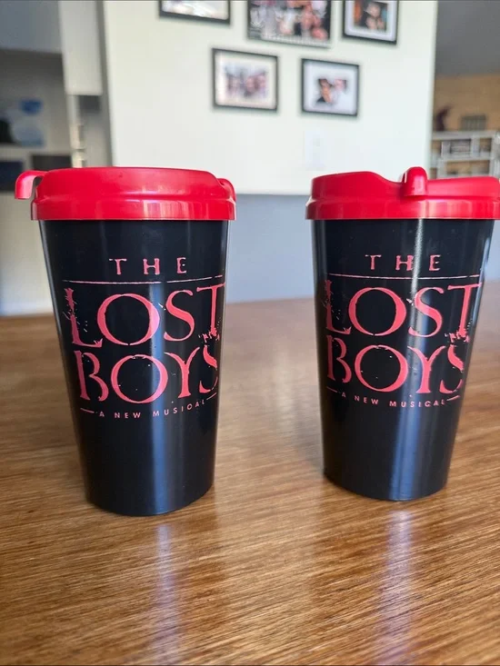 The Lost Boys Reusable collectible cups - Black with Red Lid