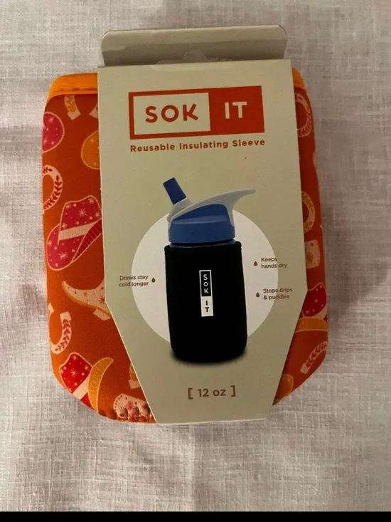 Sok It Western Insulated Beverage Sleeve