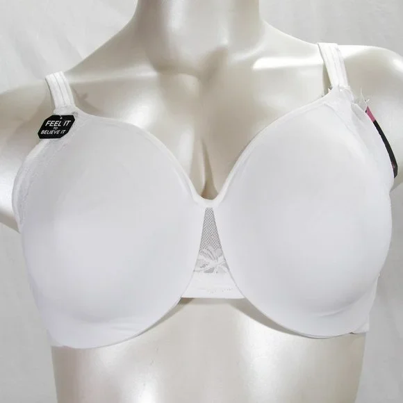 40DD Olga GI8961A Cloud 9 Underwire‎ 2-Ply Minimizer Bra White NWT