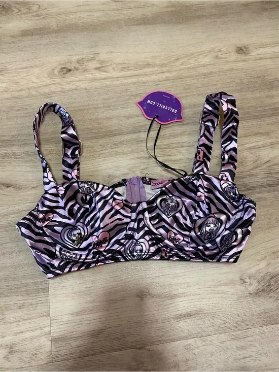 Dolls Kill x Bratz Wild at Heart Bustier Top- NWT