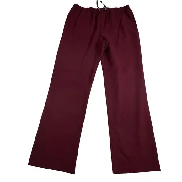 Figs Pisco Straight-Leg Scrub Pants Medical Bottoms FM4500 Maroon Men Sz XL