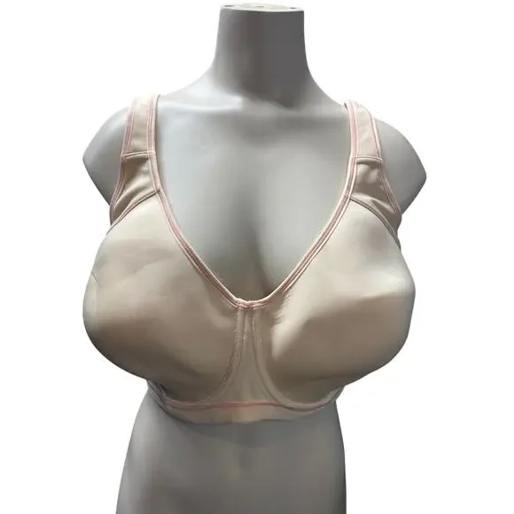Syrokan Women's Size 36H Convertible Strap Underwire Sports Bra Beige Cream NWT