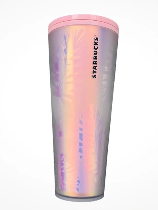 Starbucks Pine Cone 2019 Limited Edition Holiday Palm Leaf Venti Tumbler 24oz