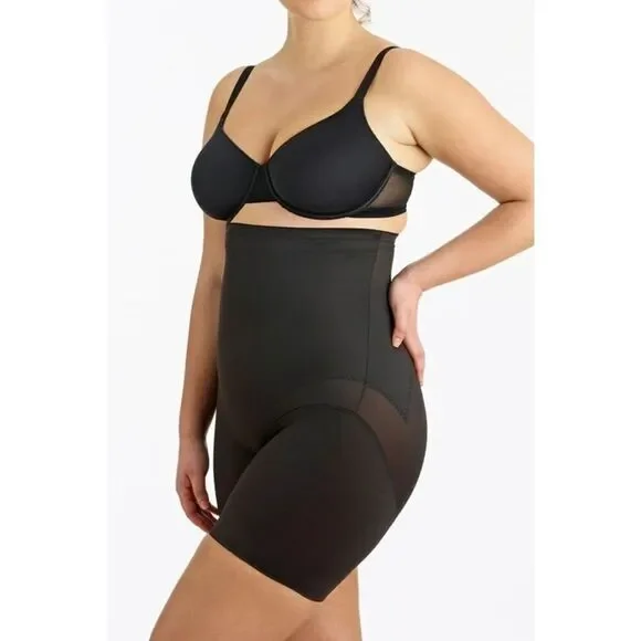 Miraclesuit Womens Plus Size Flexible Fit Firm Control Thigh Slimmer Style-2939