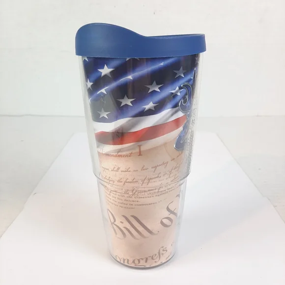 🛍24 Oz Tervis Tumbler Blue With Lid Browning 