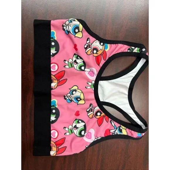 Powerpuff Girls Racerback Lounge Bra Size Small