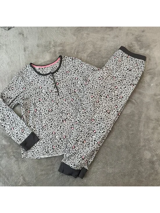 CuddlDuds Cuddl Duds Pajamas Set MEDIUM Animal Print Pants Shirt