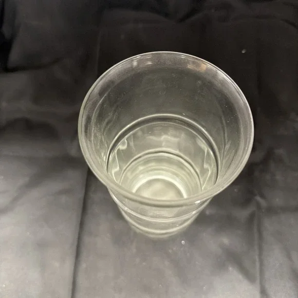 Clear Shot Glass T  Odd Shaped