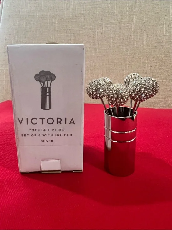 🍸Victoria Cocktail Picks with Holder🍸