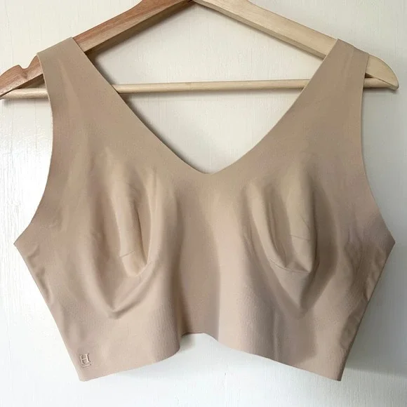 Harper Wilde Bliss Padded Bralette Beige Nude 2XL Everyday Comfort NO‎ PADS