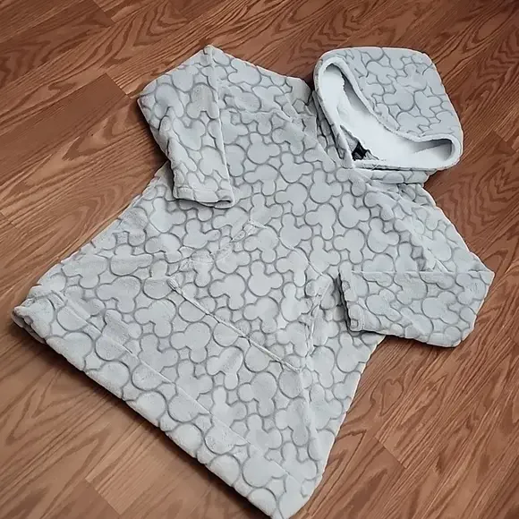 Disney‎ Mickey hoodie robe size lg oh so soft