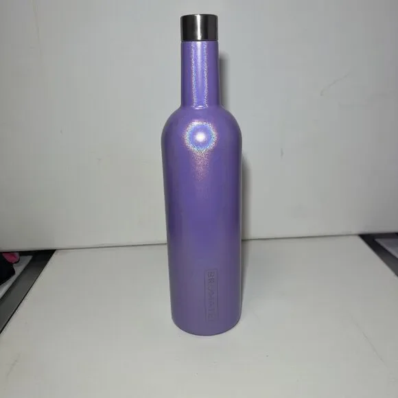 NEW BRUMATE WINESULATOR™ 25 OZ WINE CANTEEN | GLITTER VIOLET no box