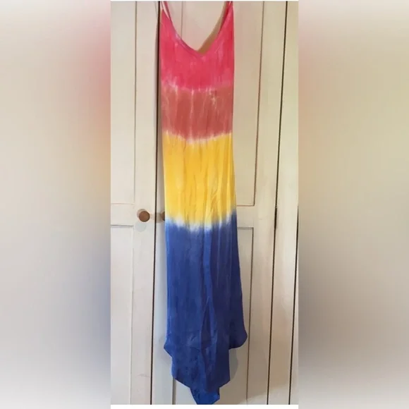 Colorful Chaser Prisim Dye loungewear /Cover up NWOT