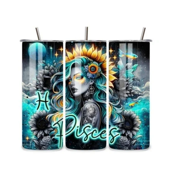 Pieces Zodiac 20oz Stainless Steel Tumbler