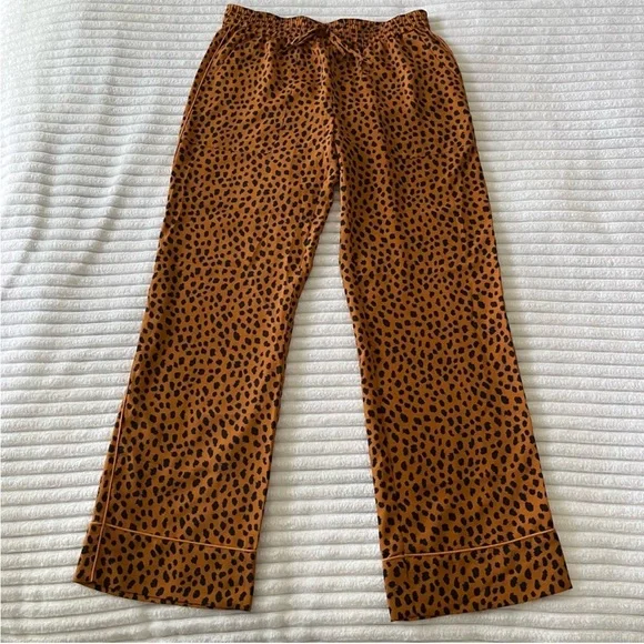 Joie Leopard Print Pajama Pants