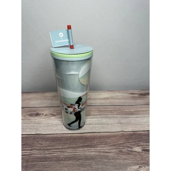 Starbucks + Lou Black History 2024 Seattle Artist Damon Brown Art Venti Cup 24oz