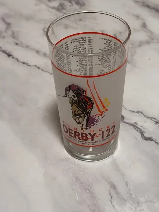 1996 Kentucky Derby Official 122 Churchill Downs Vintage Julep Glass Louisville