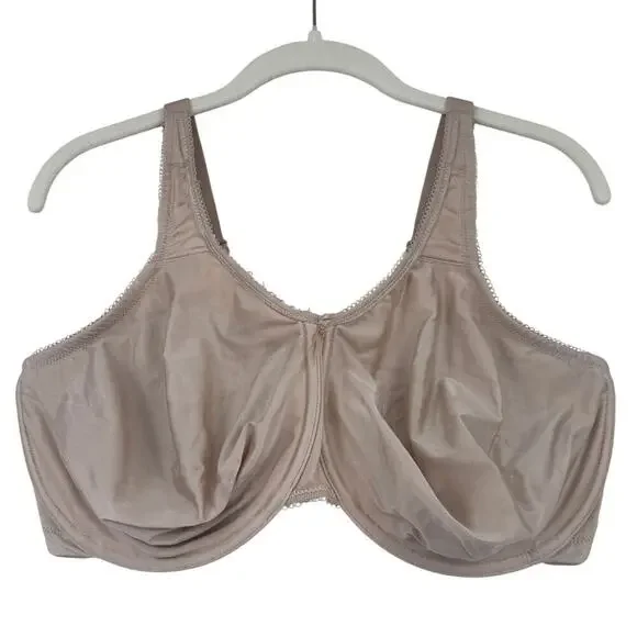 Wacoal Bra Size 38H Beige Basic Beauty Full Figures Seamless Underwire 855192