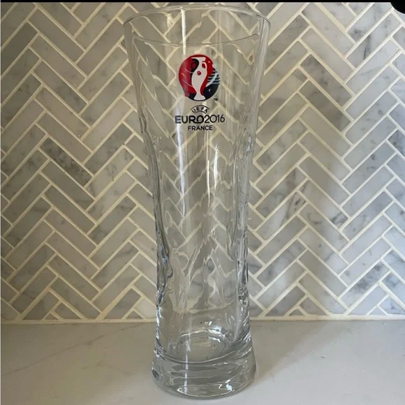 Carlsberg Euro 2016 UEFA France Beer Glass