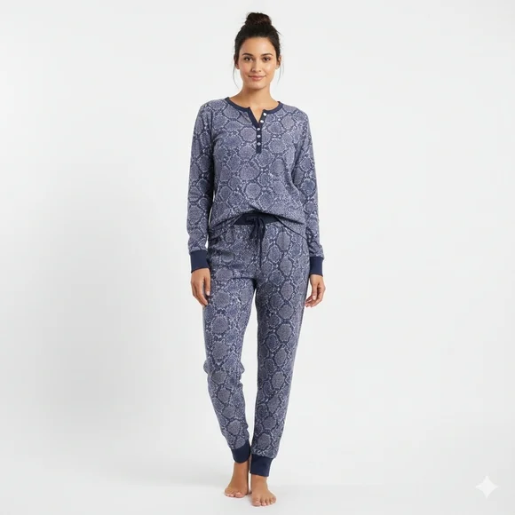 Nine west women's pajama set 2 piece color serpentine  sleepwear‎  size S-P