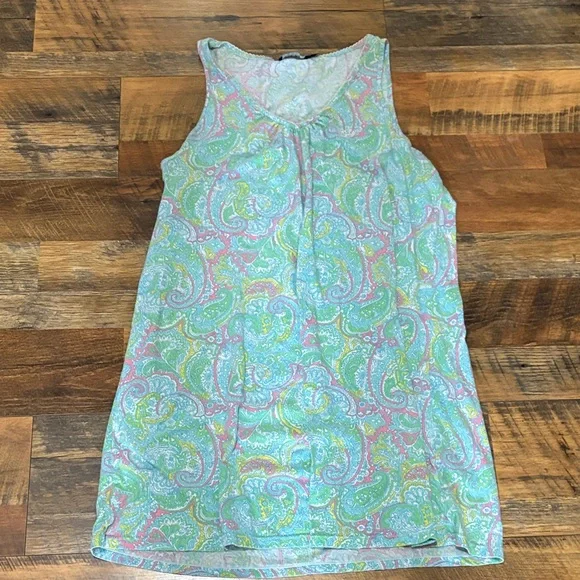 Lauren Ralph Lauren Paisley Dress in‎ Pink and Green