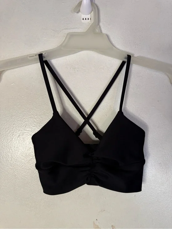Black Strappy Bralette Top
