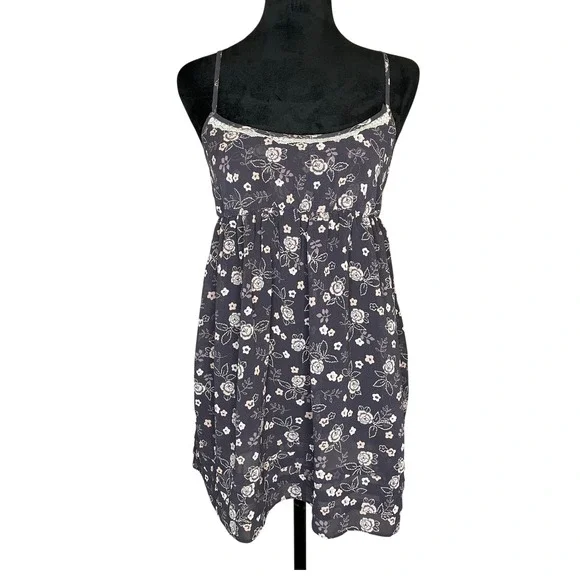 Victoria Secret Angels‎ Sheer Floral Teddy Camisole Y2K Lace Coquette XSmall