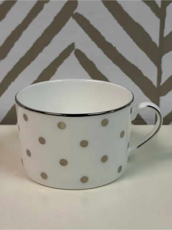 Kate Spade x Lenox Larabee Road Platinum Bone China Cup