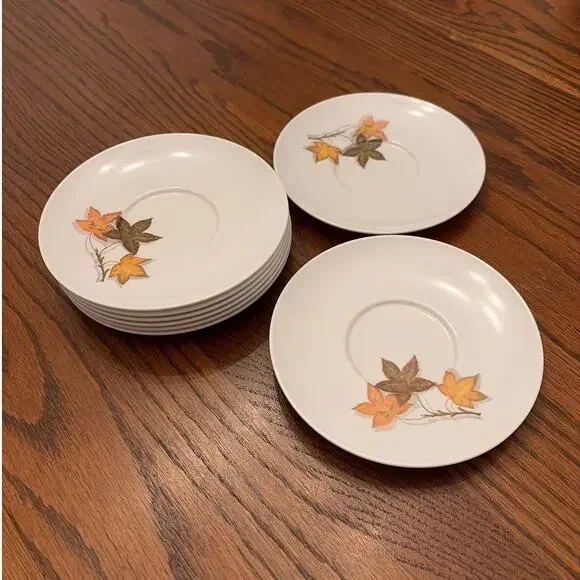Vintage Texas Ware Melmac Autumn Maple Leaf 6