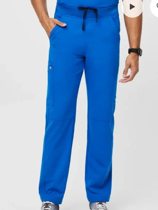 Figs Technical  Men’s AximCargo Scrub Pants Style T2001 Blue size Medium
