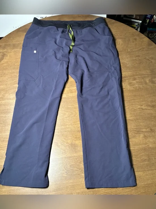 Figs Mens T21004T Technical Collection Kade Cargo Scrub Pants Size XLx30 Blue