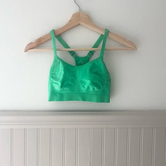 💚 Kelly Green Sports Bra – Racerback | Adjustable Straps Old Navy XS