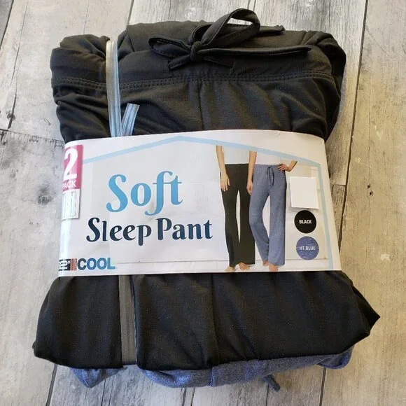 NWT - (2-pack) 32 Degrees Cool Ladies' Soft Lounge Sleep Pants - Size Small