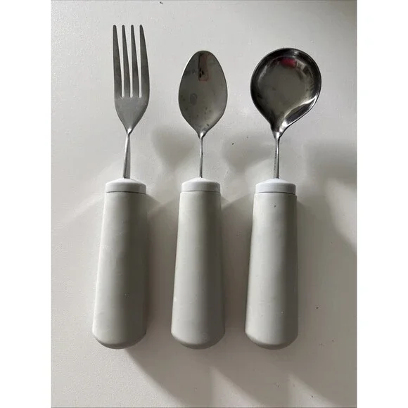 Kinsman Classic Weighted Utensils Tea Soup Spoons Fork Set of 3