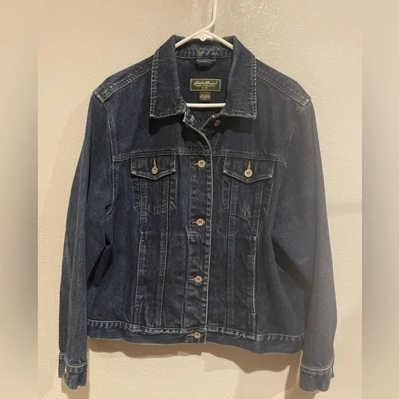 Eddie Bauer Dark Blue Denim Jacket