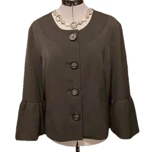 APT.9 Button-Down Jacket Blazer Size 14