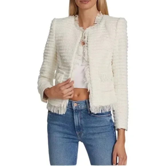 L'AGENCE Angelina Tweed Blazer size 2