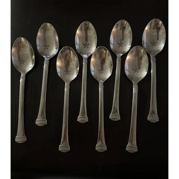 Towle Beaded Classique Flatware Soup‎ Tablespoon (Set of 8) FW15
