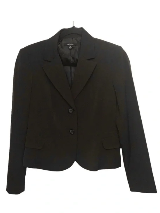 Rafaella Brown Blazer Coat Jacket Size 4 Petite